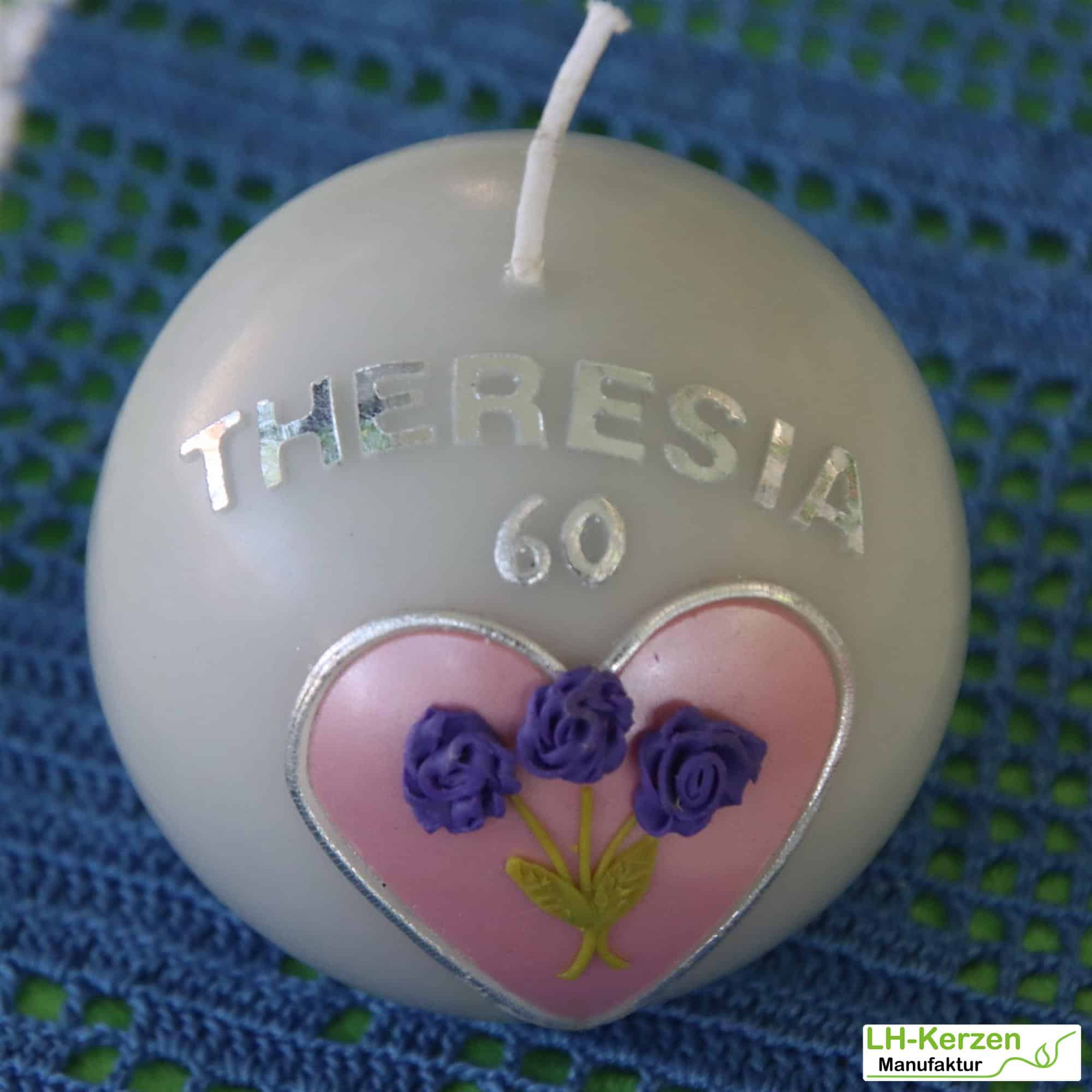 Kerzenbeschriftung Beschriftete Kerze